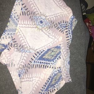 Fabric shorts with cute designs